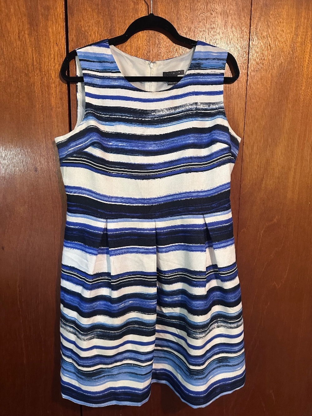 Blue & white striped Suzy Shier Dress